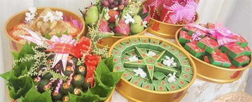 Mâm Quả Cưới Hỏi – Gói Quả  Truyền Thống